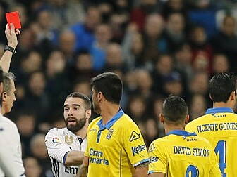 Gareth Bale gets sent off for...